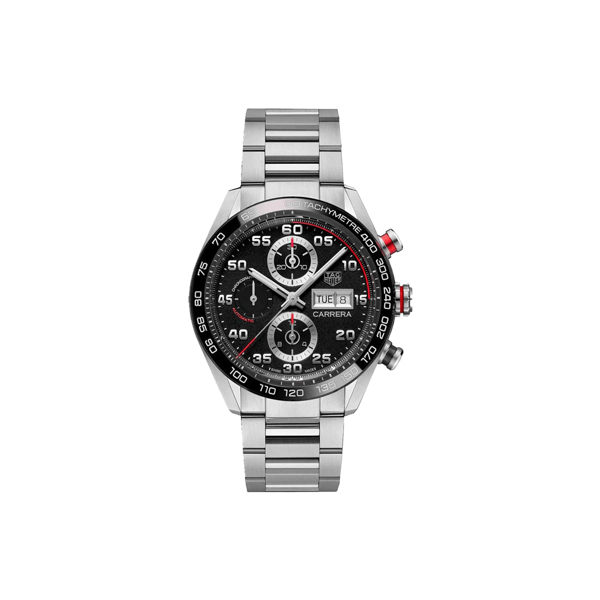 Dit TAG Heuer horloge behoort tot de TAG Heuer Carrera collectie. 
Referentienummer: CBN2A1AA.BA0643
Caliber: 16 Automatic
